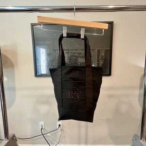 Trader Joes - Mini Tote - Blacked Out / Goth